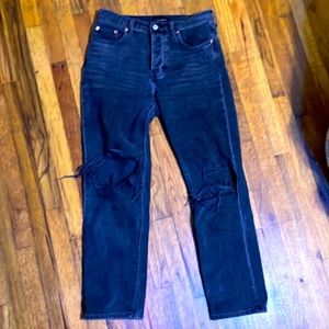 Lucky Brand 90’s Loose High Rise Boot Cut Straight Jeans. Size 0/25